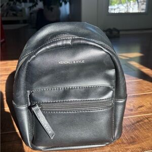 Kendall & Kylie Sleek Black Backpack